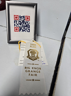Third Place at Big Knob Grange Fair, completed 8/17/25. not a rickroll or phishy site.