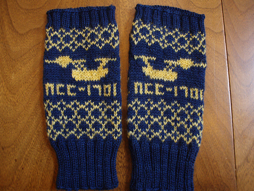 LLP Fingerless Mittens (Star Trek) photo 2