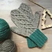Brezel mittens pattern 