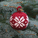 Two Strands Christmas Ball pattern 