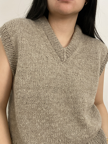 Ravelry: Typical V-Neck Slipover pattern by Tiffany Liew