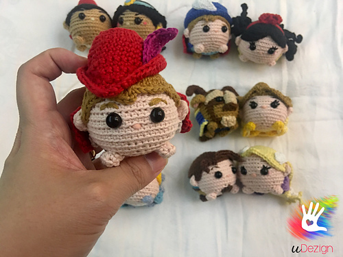 Ravelry: Prince Phillip (sleeping beauty) tsum tsum pattern by