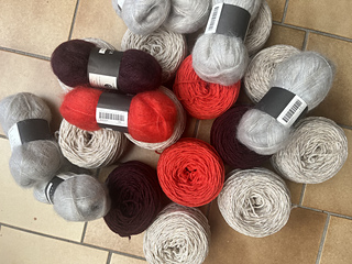 a lot of skeins