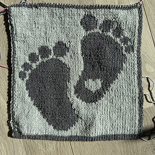 das erste Muster ist fertig, the first pattern is ready