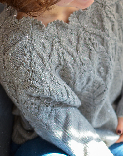 Ravelry: Silver Lining Sweater pattern by Valentina Bogdanova