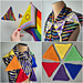 Bursting With Pride bunting/flag pattern