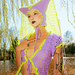 Veiled Escoffion Headpiece pattern 