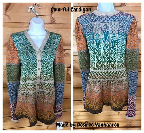 Ravelry: Colorful Cardigan pattern by Desiree Vanhaaren