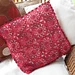 Fresh Red Crochet Cushion pattern 