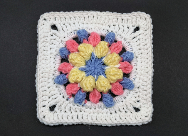 3D flower Granny Square