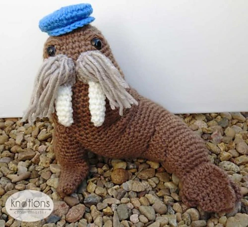 47 Free Crochet Arctic Animals Patterns 16 Walter Walrus Amigurumi Free Crochet Pattern