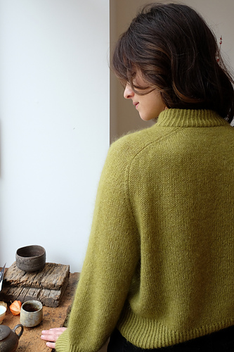 MATCHA Genser - vert knit