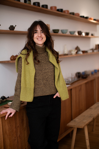 MATCHA Genser - vert knit