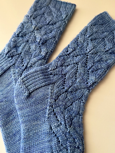 Chevron Fold Socks