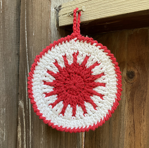 Sunburst Rounds - dishcloth / washcloth photo 5