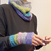 The Universal Rainbow Cowl pattern