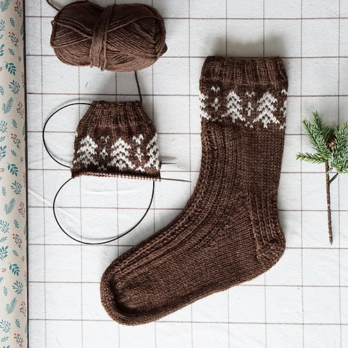 Julemorgen sokker - Vivian Aas