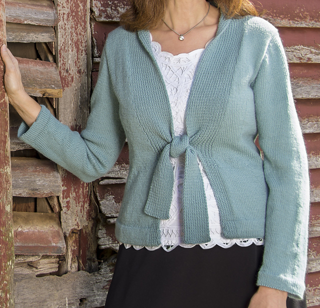 Ravelry: Bristol Top-Down Cardigan #B108 pattern by Sue McCain