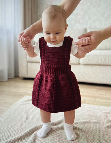 pinafore baby dress