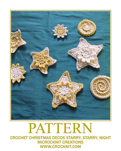 Crochet Christmas Decos STARRY STARRY NIGHT photo 1
