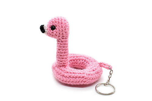 Mini Flamingo Floatie Amigurumi photo 7