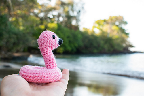 Mini Flamingo Floatie Amigurumi photo 2