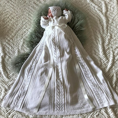 Soria Moria Dåpskjole med Kyse - Wenche Steffensen