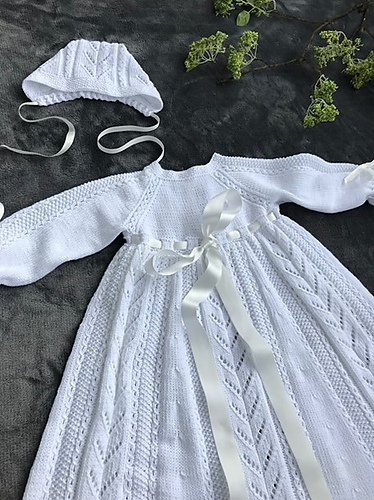 Soria Moria Dåpskjole med Kyse - Wenche Steffensen