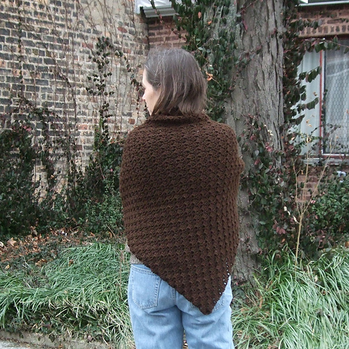 Triangular Shawl in Crosshatch Stitch photo 5