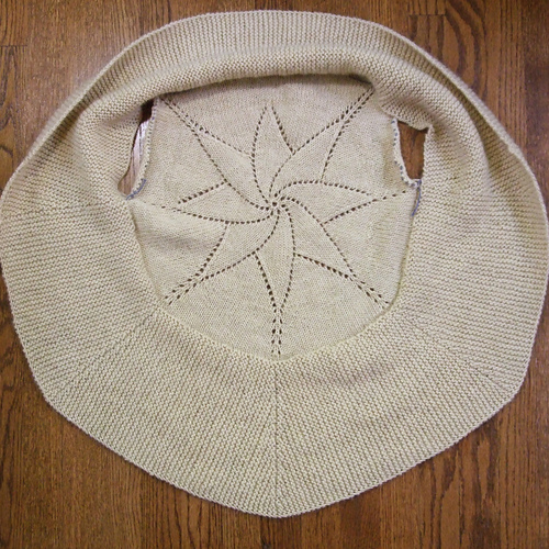 Big Wrap Sweater with Lotus Design photo 5