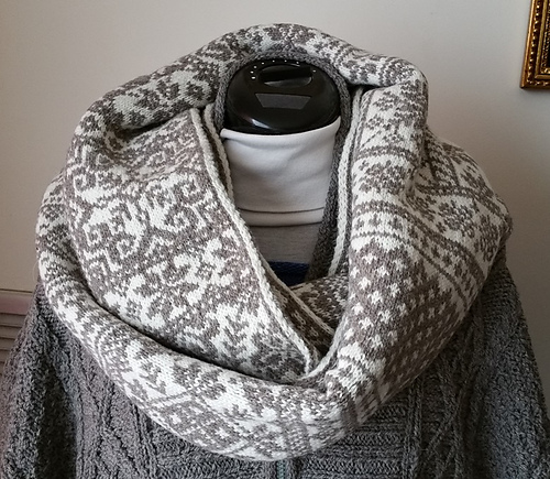 Crazed Scandinavian Cowl - WendyKnits