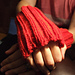 Red Cashmere Handwarmers
