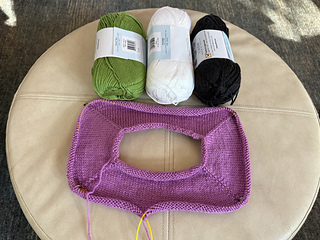 this is for color reference only. this was frogged to start the monday