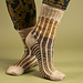 Cabled Column Socks pattern 