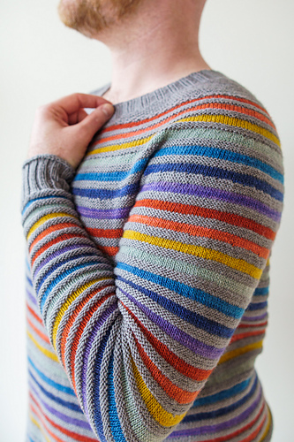 Ravelry: Rainbow Ring Sweater pattern by Stephen West