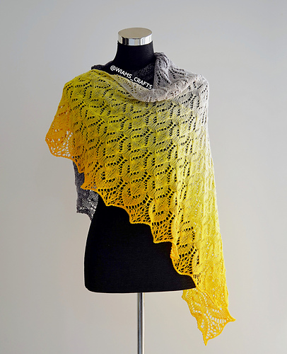 Ravelry: Wrap Me in Sunshine Shawl pattern by Wiam's Crafts