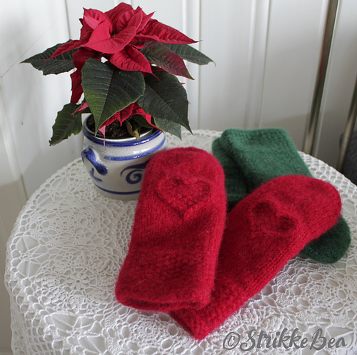 Ravelry: HjerteVennVotter pattern by StrikkeBea