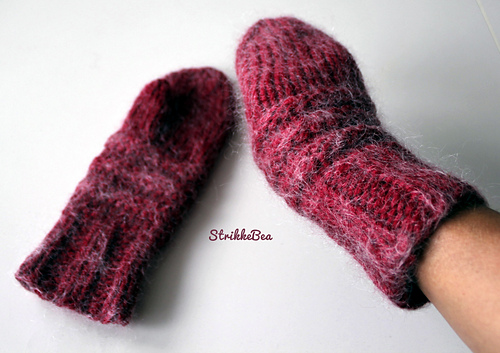 Alfa Lue og Votter - StrikkeBea