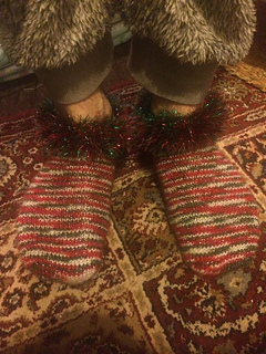 Ravelry: wimbletink's Hideous Christmas Socks