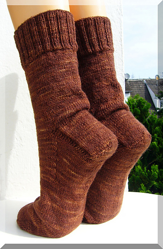 chocolate brown knit top