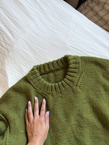 Reversert Genser O-Neck - Wool & Beyond