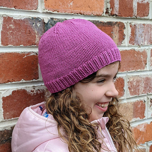 Ravelry 8ply Family Beanies pattern by Wool Baa