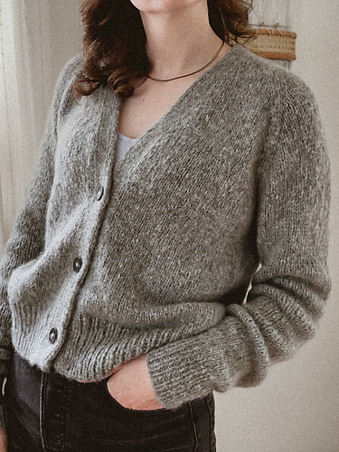 gajess Clara Knit Cardigan グレー Clara Knit Cardigan | Gajess