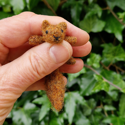 Red Squirrel Brooch