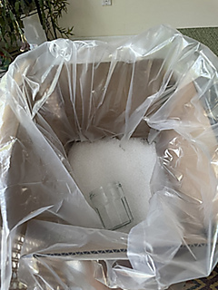 Big box of Poly Pellets for creating bean bags