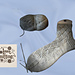 No. 14 Socks with Fish Scale Pattern pattern 