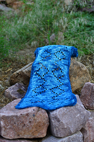 Diamond Love Crochet Scarf/Wrap photo 1