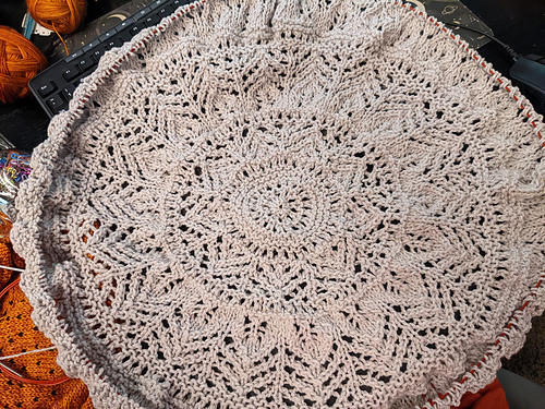 Finally finished this shawl I started over a year ago! : r/knitting