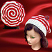 Peppermint Swirl Beret pattern 