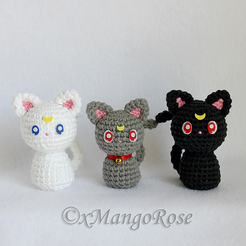 Luna Artemis Diana - Sailor Moon Cat - xMangoRose
